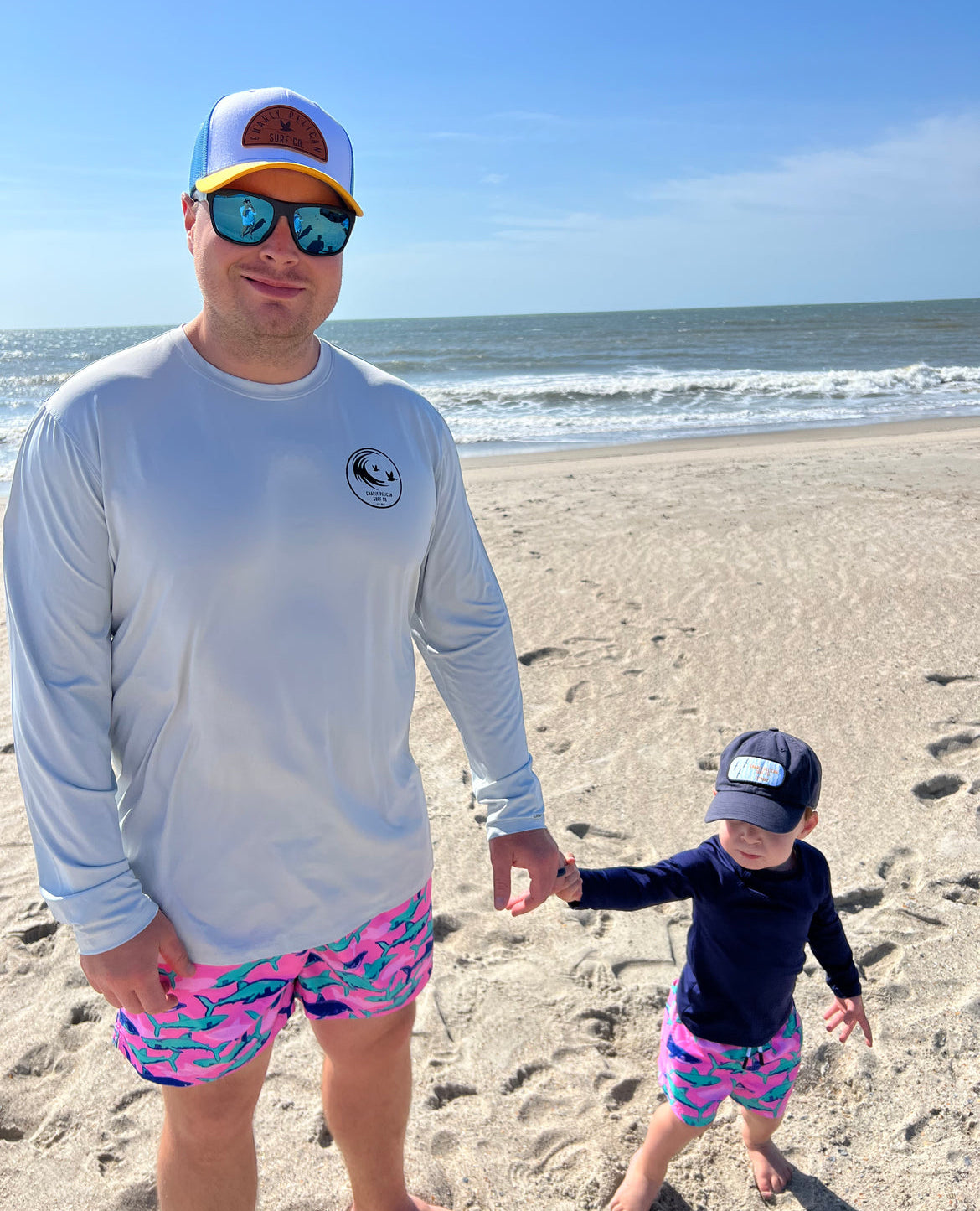 Gnarly Pelican Recycled Sun Shirt