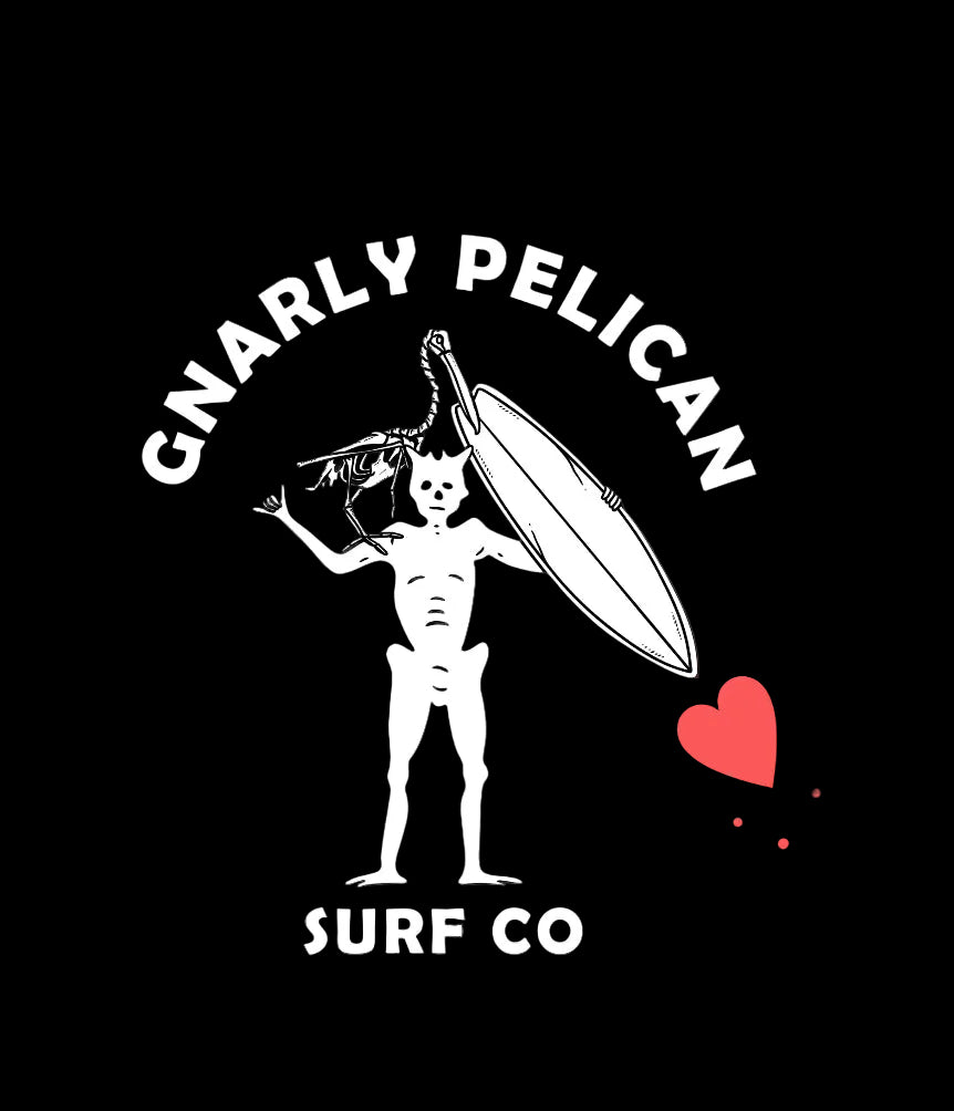 Recycled Sun-Shirt: Black Beard & Pelican Skeleton Edition