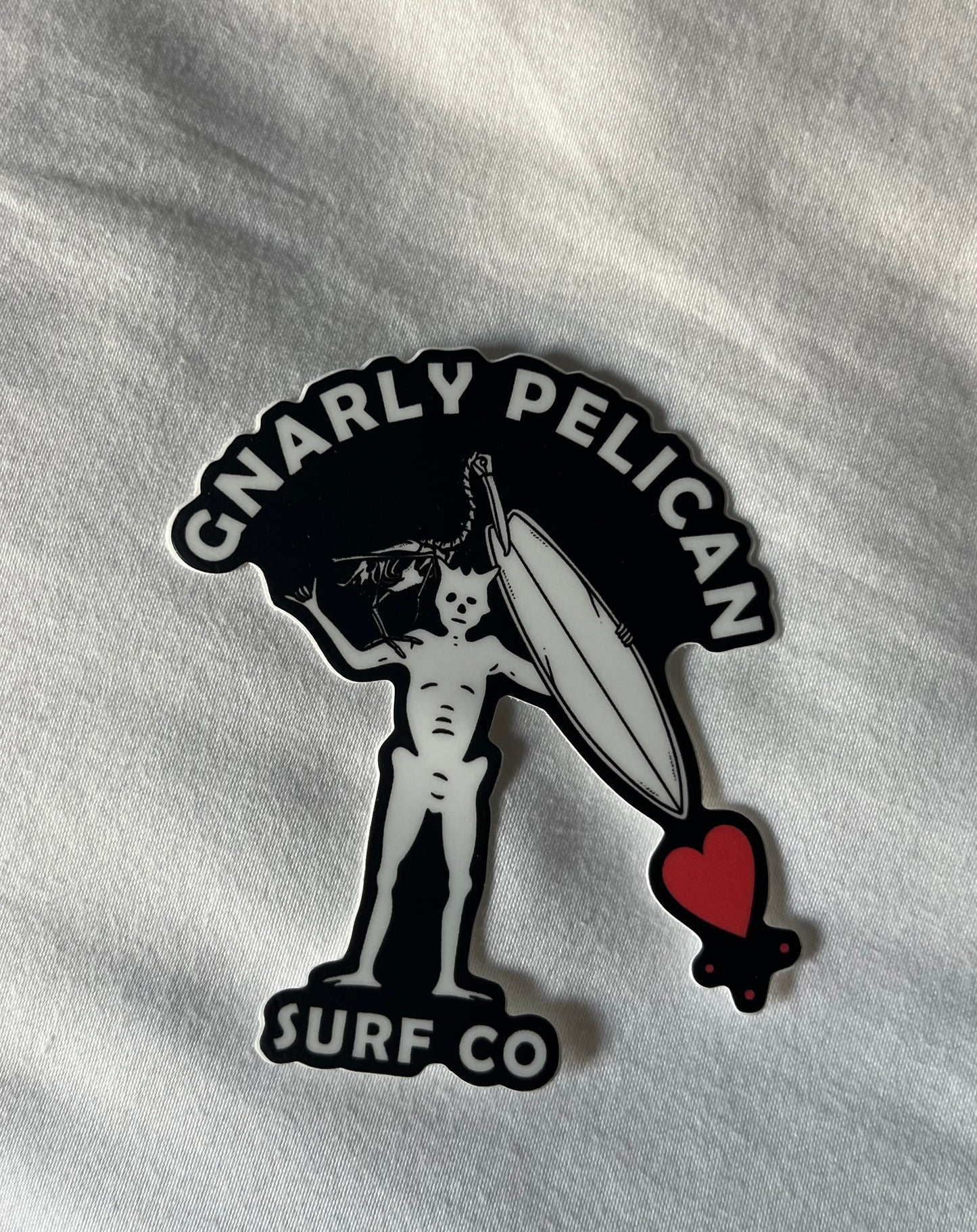 Skull & Scoundrel 3 inch surfboard sticker 