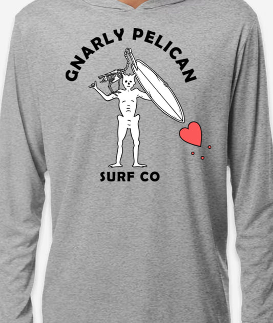 Skull & Scoundrel Black Beard Hooded Sun-Shirt