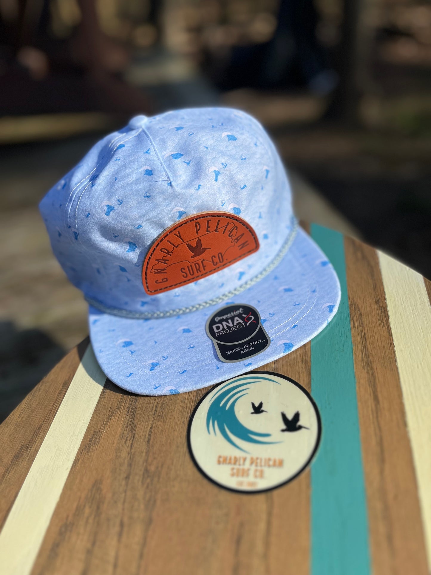 Gnarly Carolina Coast Adjustable leather Hat