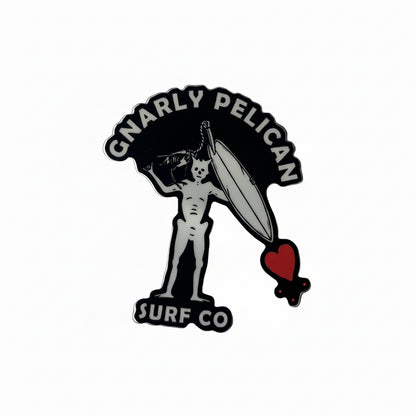Skull & Scoundrel 3 inch surfboard sticker ￼