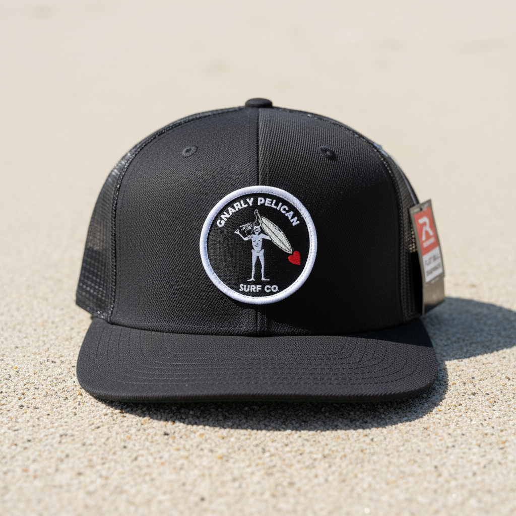 Skull & Scoundrel Black Beard Edition Hat — Richardson 511 Black